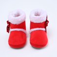 thumbnail image 3 of URMAGIC 0-18M Newborn Baby Girls Boots Winter Infant Soft Sole Anti-Slip Shoes Toddler Solid Bowknot Snow Warm Boots, 3 of 9