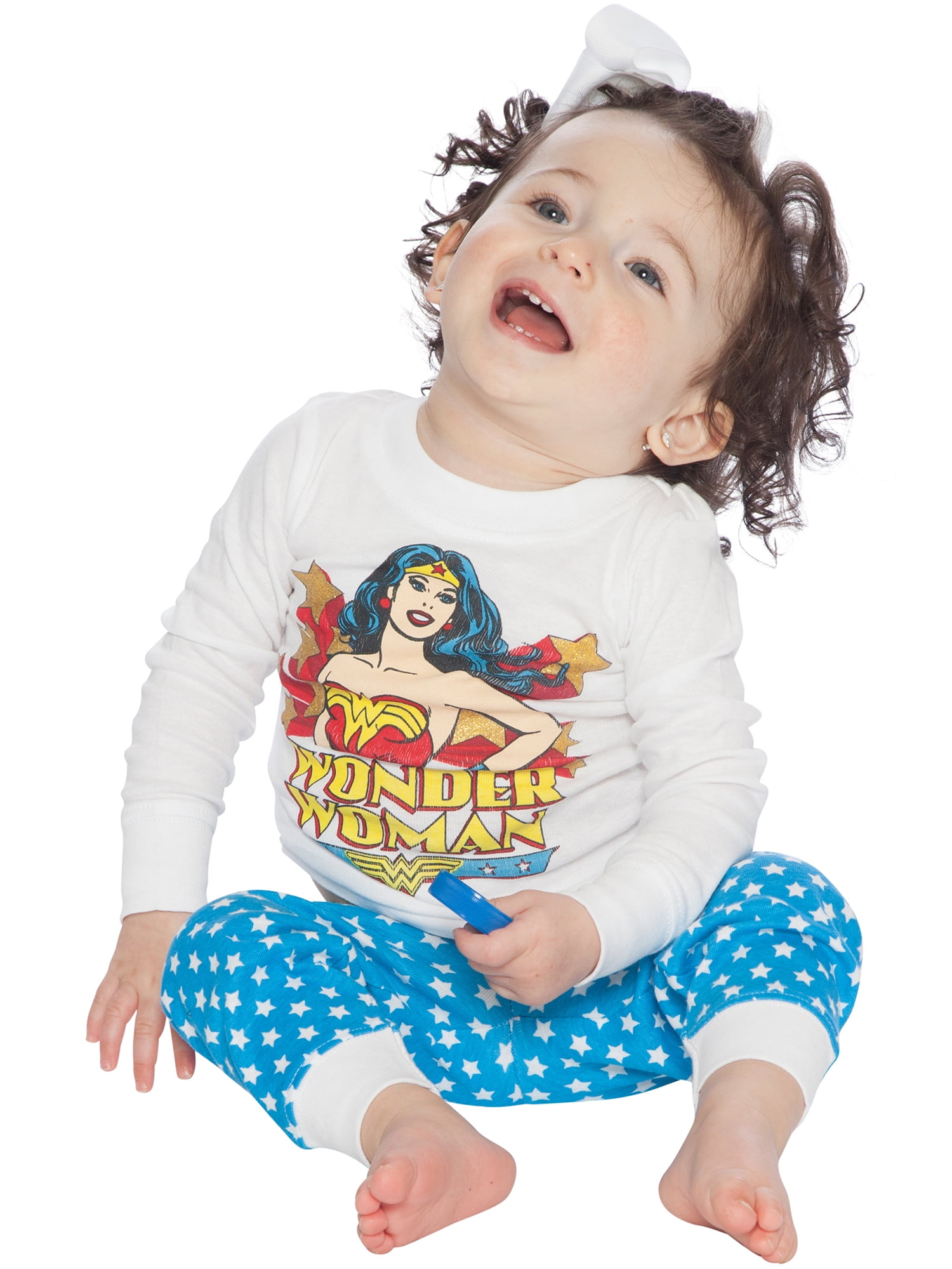 wonder woman baby pajamas