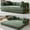 Green, variant on 78" Convertible Sofa Bed, Folding Sleeper Sofa Couch Bed with Fixed-Shape Frame, Fold Out Sleeper Loveseat, Corduroy Boneless Futon Bed, No Assembly Required for Living Room & Bedroom, Green