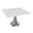White, variant on Small Square Meeting Table With Wide Pedestal Base 42" Office Table