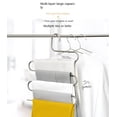 thumbnail image 3 of TTLanZJLSY，2Pcs, Multi-layer Stainless Steel Pants Rack, Colorful S-shaped Hangers 8mm (0.314 inches)., 3 of 10