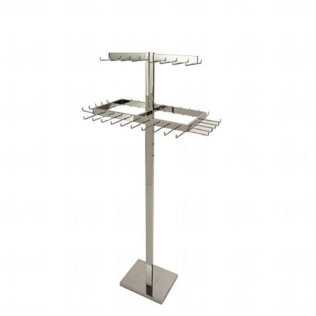 Econoco K98 2-Tier Adjustable Rectangular Belt Rack