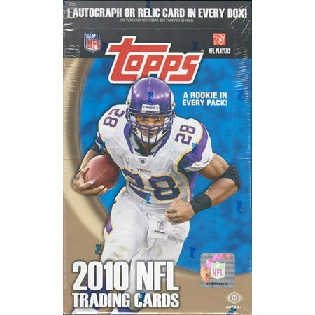 - 2010 Topps Football Hobby Box (36 Packs of 10 Cards: 1 Autograph or Relic)