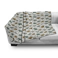 thumbnail image 3 of Gingko Soft Flannel Fleece Throw Blanket, Floral Leaves Autumn Beauty Branches Essence of Fall Blooms, Cozy Plush for Indoor and Outdoor Use, 60" x 80", Forest Green Apricot, by Ambesonne, 3 of 6