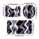 thumbnail image 5 of Set de baño BEIFIVCL morado con cortina de ducha, alfombras y acceso, 5 of 8