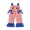 Red, variant on BemeyourBBs Kids Toddler Baby Girl 4th of July Outfit Patriot Independent Day Clothes Summer Romper Overalls Sleeveless Stars and Stripes Print Bow Jumpsuit Toddler Baby Girl Fourth of July Outfit