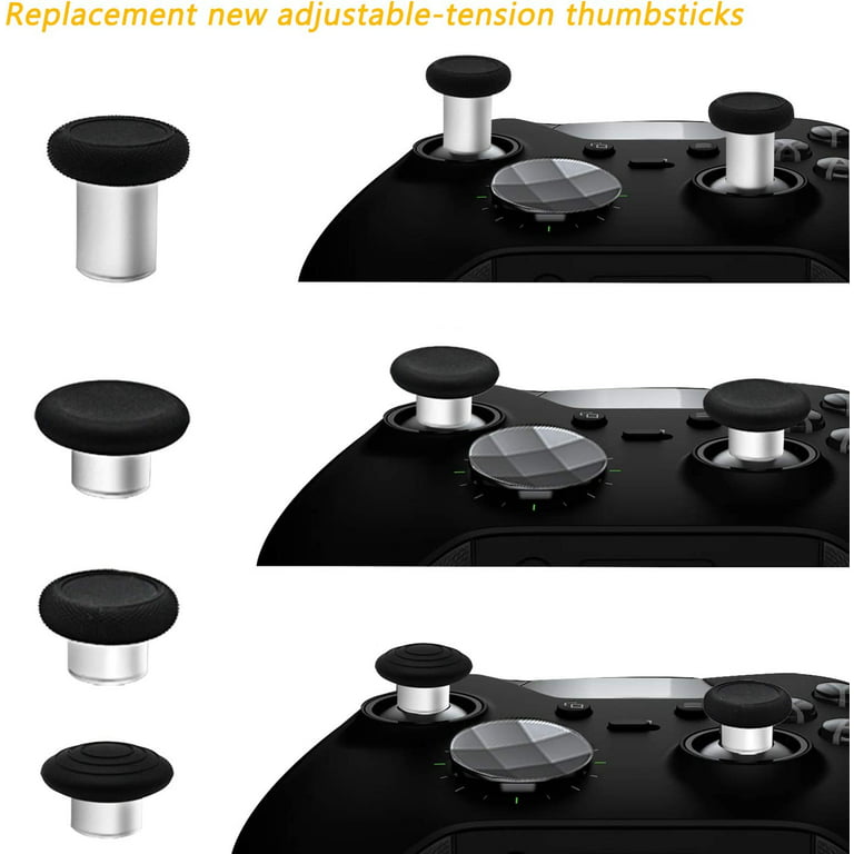 6 in 1 Swap Thumbsticks, Replacement Magnetic Joysticks for Xbox