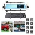 thumbnail image 2 of Dash Camera for Cars, 4.3 Inch Car Rearview Mirror Screen for Auto Recorder 1080P Fhd Night Vision Car Dvr Mirror Dash Camera Lens, 2 of 9