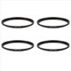 thumbnail image 1 of 4piezas 72mm-77mm Lente de la Camara Step Up Filtro Anillo Adaptador de Metal Negro, 1 of 7