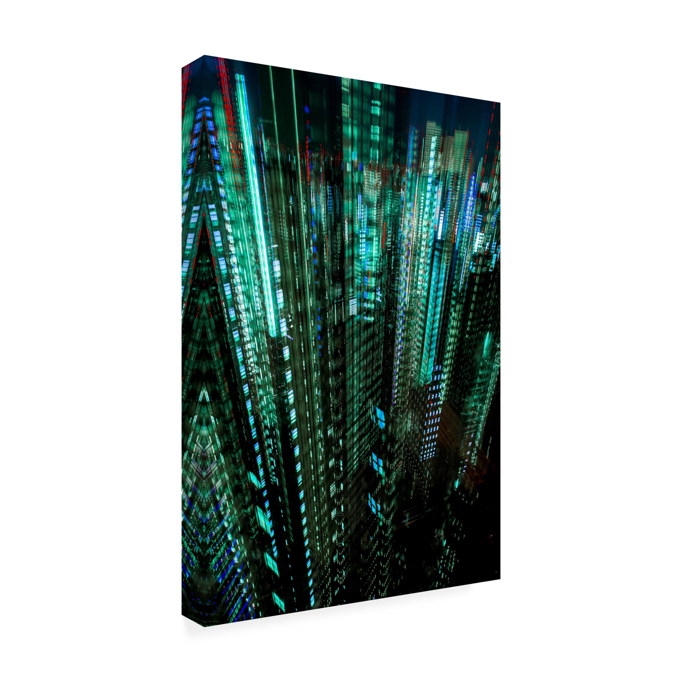 Trademark Fine Art Sasaki Makoto Tokyo Layers Canvas Wall Art