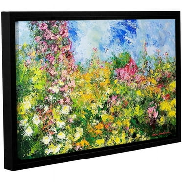 ArtWall Allan Friedlander "Wild Sweetness" Gallery-wrapped Floater-framed Canvas