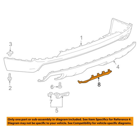 GMC GM OEM 16-17 Terrain Rear Bumper-Access Cover 23477998