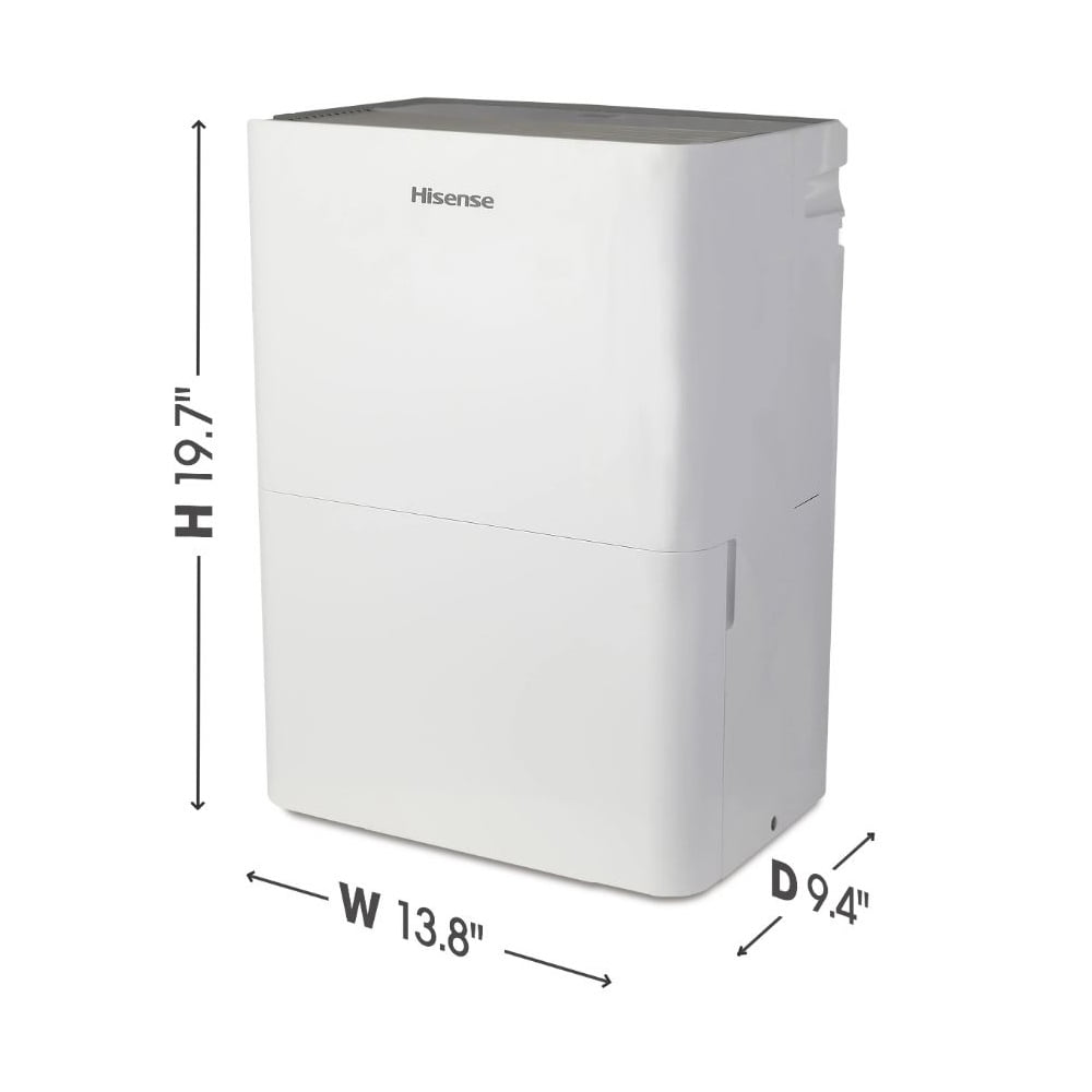 Restored Hisense DH3524K1W 35-Pint 2-Speed Dehumidifier ENERGY STAR (For Rooms 1501- 3000sq ft) (Refurbished)