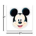 thumbnail image 2 of Disney Mickey Mouse Tattoos Party Favors Bundle ~ 72 Perforated Individual 2" x 2" Mickey Mouse Temporary Tattoos for Kids Boys Girls (Mickey Mouse Party Supplies), 2 of 2