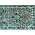 thumbnail image 1 of Ahgly Company Indoor Rectangle Persian Light Blue Traditional Area Rugs, 4' x 6', 1 of 4