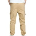 thumbnail image 3 of Kiijoy Big Boys Cargo Pants Stretch Elastic Waist Twill Pants Joggers, Sizes 10-11, 3 of 6