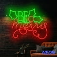 thumbnail image 4 of Handmadetneonsign Be Merry Neon Sign, Merry Christmas Led Sign, Christmas Party Wall Decor, Holiday Gift 81245, 4 of 5