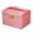 Red, variant on TUOBARR Women's Jewelry Box Storage Box Leather Jewelry Storage Box With Lock Three-layer Jewelry Box