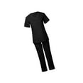thumbnail image 1 of Uniforme de Travail Unisexe Col en V Vêtements de Protection Respirants Noir G, 1 of 8