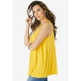 thumbnail image 4 of Roaman's Women's Plus Size Embellished Tank Top, 4 of 6