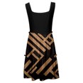 thumbnail image 4 of WILLBEST Vestido Lino Para Mujer 2025, Estampado, Cuello Redondo, Sin Mangas, Patchwork, Suelto, Con Vuelo, Chaleco, Vestido 2149, 4 of 4