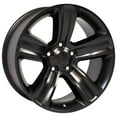 thumbnail image 3 of OE Wheels DG65 20 Inch Rims and Tires Fit Ram 1500 Style 5x139.7 20x9 Satin Black - Hollander 2453 - TerraMax RT 275/55-20 (Set of 4), 3 of 5
