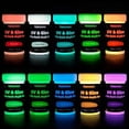 thumbnail image 1 of Pintura que Brilla en la Oscuridad, 10 Colores Extra Brillantes de 30 ml, para Decoración de Halloween y Arte., 1 of 3