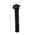 thumbnail image 2 of MERRYHAPY 1 Pair Women's Lace Socks with Bow Black Tube Shape for Casual Outings and Themed Events for Women, 2 of 8