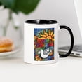 thumbnail image 4 of CafePress - Happy Holiday Peace Dove Mugs - 11 oz Ceramic Mug - Novelty Coffee Tea Cup, 4 of 6