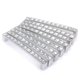 thumbnail image 3 of Paquete de 16 Muebles de Diamantes de Imitación de Cristal Transparente Cuadrado de Estilo Europeo Armario de Puerta Armario Gabinete Cajón Tirador Tiradores de Manija 128mm, 3 of 5