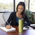 thumbnail image 4 of 20oz Yellow Lemon Fruit Slices LightGreen Pattern Skinny Tumblers Stainless Steel Tumbler with Lid and Straw,Vacuum Insulated Double Wall Travel Tumbler Cups with Cleaning Brush for Coffee,Tea, 4 of 6