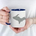 thumbnail image 3 of CafePress - Upper Peninsula Mug - 11 oz Ceramic Mug - Novelty Coffee Tea Cup, 3 of 3