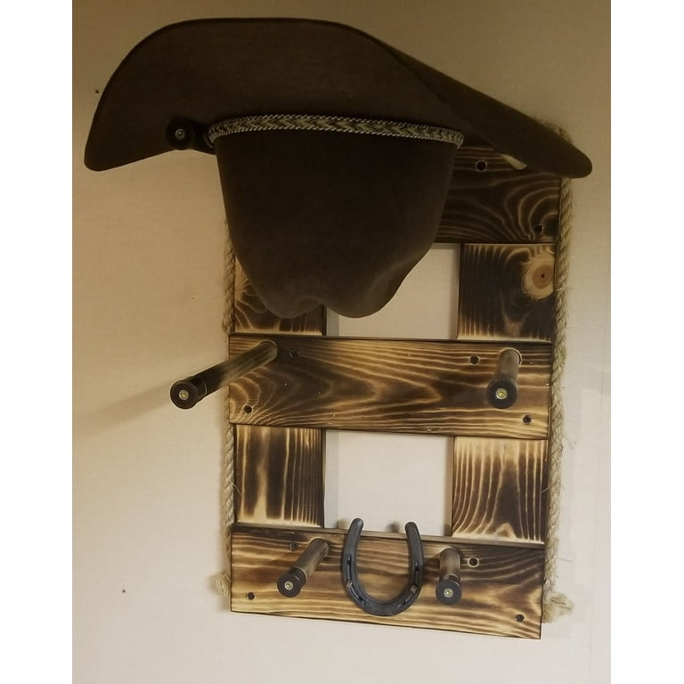 Cowboy Hat Rack Hat Vertical