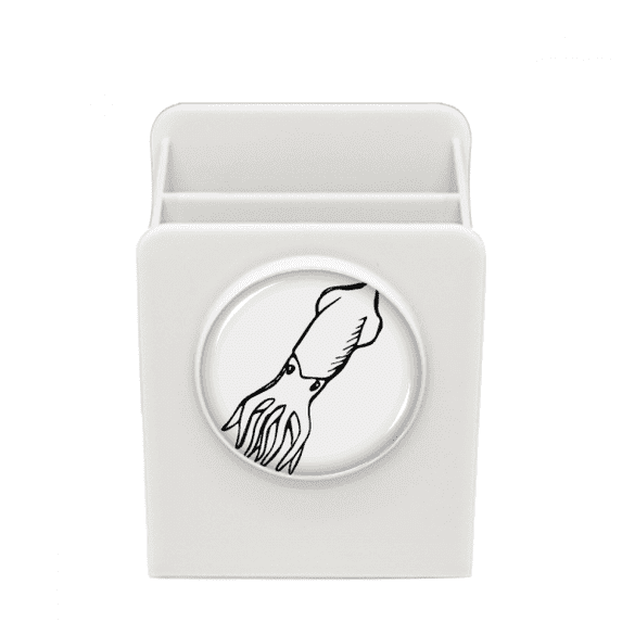 Sea Food Squid Art Deco Fashion Desk Pencil Holder Cup Pen Organizer