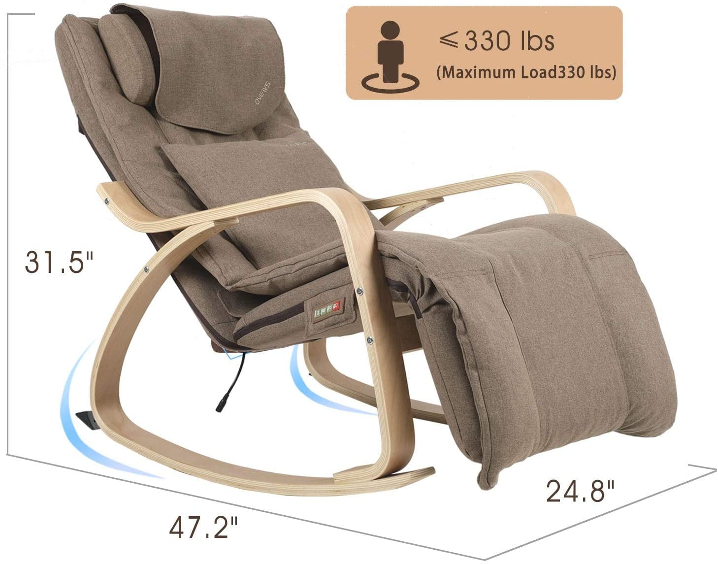 massage rocking recliner