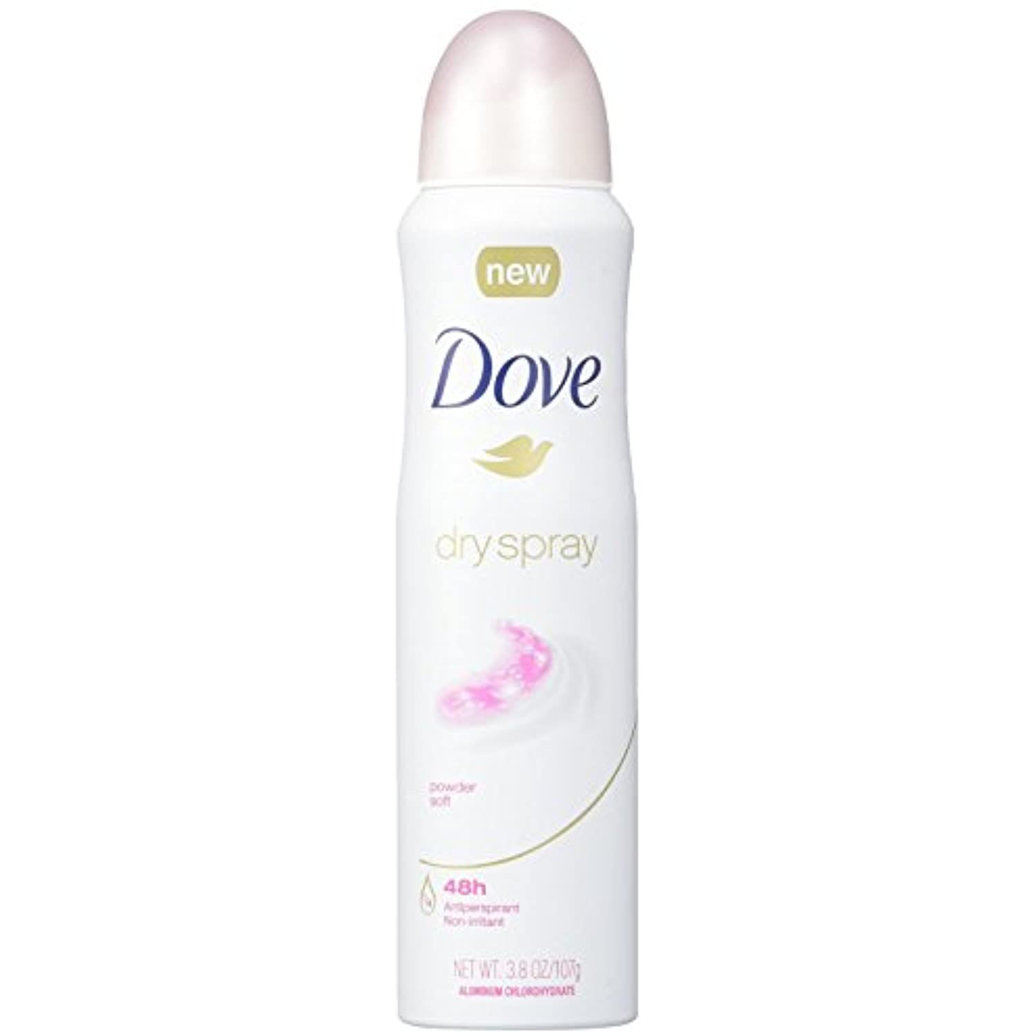 Dove Dry Spray Antiperspirant Deodorant Powder Soft, 3.8 Ounce