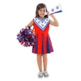 thumbnail image 3 of Melissa & Doug Cheerleader Role Play Costume Dress-Up Set With Realistic Accessories, 3 of 4