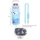 thumbnail image 3 of Bolsa Portahervidores Bolsa para botella anticolisión con tapa para taza Keep Warm de 2000 ml con botón de metal (azul) Ndcxsfigh Para Estrenar, 3 of 7