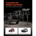 thumbnail image 2 of VEVOR Élévateur de Retrait à Toit Rigide pour Wranglers Jeep YJ TJ JK JL et 4XE Ford Bronco 6 Gen+, 2 of 9