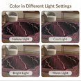 thumbnail image 7 of ODIKA 2'x3' Washable Doormat Non-Slip, Low Pile Pink Sleek Grey Symmetrical Layout Smooth Transition Crisp Contemporary for Entryway, Kitchen, Laundry Room, 7 of 7