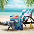 thumbnail image 3 of Beartech 4 Pieces Beach Towel Set,40x70 inches Tie-Dye Beach Towels Soft Camping Travel Towels, Lightweight Quick Dry Pool Towels for Beach Shower Towels Swim Towels Absorbent for Adults, 3 of 9