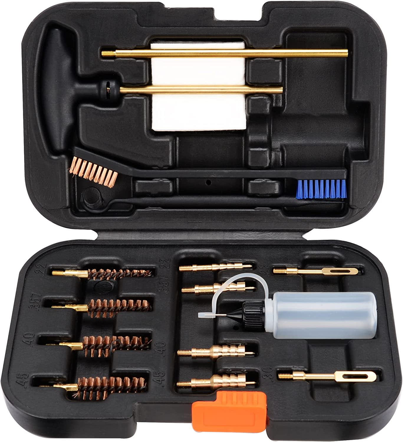 Elite Version Pistol Cleaning Kit 9mm/.357.22.45.40 Caliber Gun