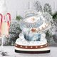 thumbnail image 5 of Decoración de mesa de arte de diamante de muñeco de nieve de Navidad de madera para decoración de escritorio de oficina en casa, 5 of 9