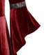 thumbnail image 4 of ICHUANYI Clearance Women's Collar Patchwork Bandage Long Sleeve Robe Long Dress(Red, L) ICHUANYI WER2023081505240, 4 of 4