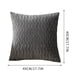 thumbnail image 3 of Solid Color Velvet Pleated Pillowcase Velvet Sofa Cushion Headboard Pillow Office Lumbar Support Waist Protection, 3 of 6