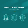 thumbnail image 5 of Nailpop 552 uñas postizas PRO de longitud/media/corta, puntas prensadas para extensión de uñas artificiales con diseños, accesorios para uñas, 5 of 5