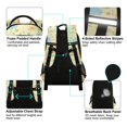 thumbnail image 4 of FORMRS Kids School Backpack Elementary Student Unisex Travel Bookbag with Reflective Stripes, Colorful Flower, 4 of 7