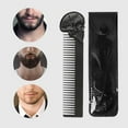 thumbnail image 3 of 2 Peines De Barba Geniales Para Hombres, Peine De Bolsillo, Herramienta De Corte De Peluquería Con Dientes Finos, Peluquero, 3 of 8