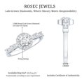 thumbnail image 5 of Rosec Jewels Lab Grown Diamond Promise Engagement Ring, EF-VS Quality - With Jewelry Box, 18K White Gold, US 10.00, 5 of 8