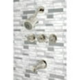 thumbnail image 2 of Kingston Brass KBX8136BX Metropolitan Three-Handle Tub and Shower Faucet, Polished Nickel, 2 of 5